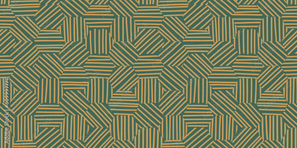 Geometric illustration background. Seamless pattern.Vector. 幾何学イラストパターン　背景素材
