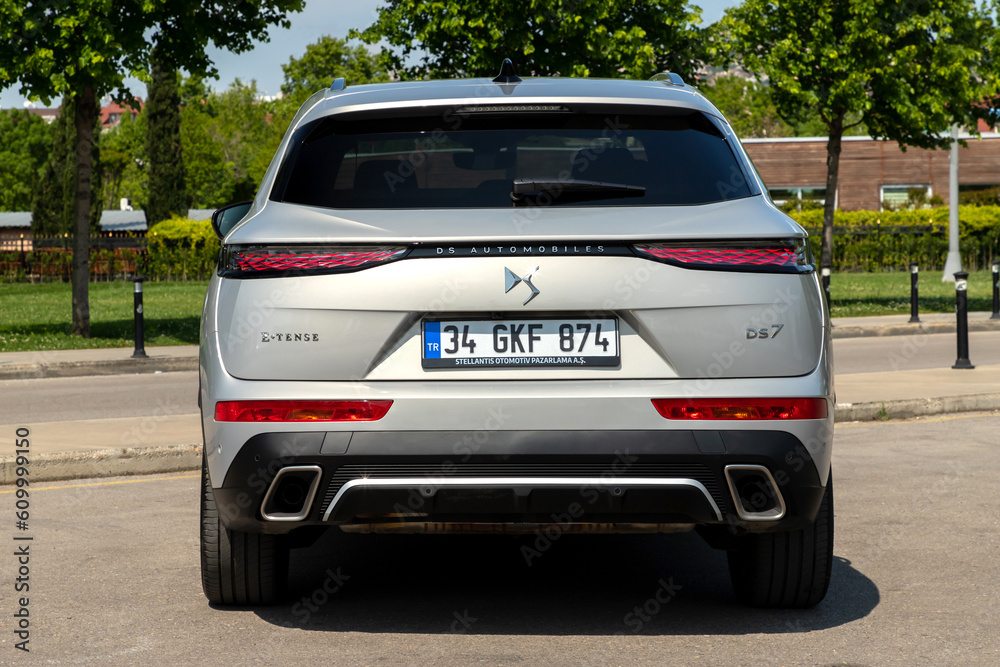 DS 7 ETense is a luxury hybrid electric vehicle produced by DS