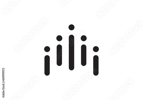 people with graphic finance logo design