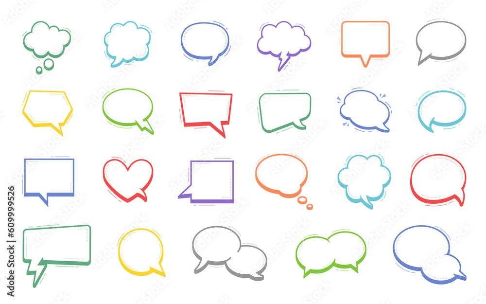 pop-up bubble with text space color full style for design and decoration.