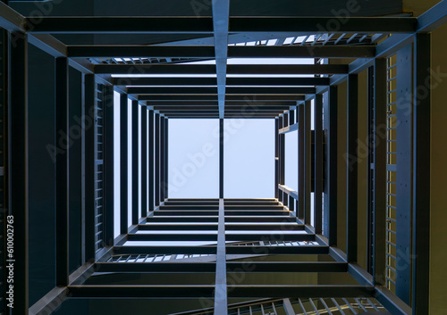 staircase at the Severinsbrücke in Cologne