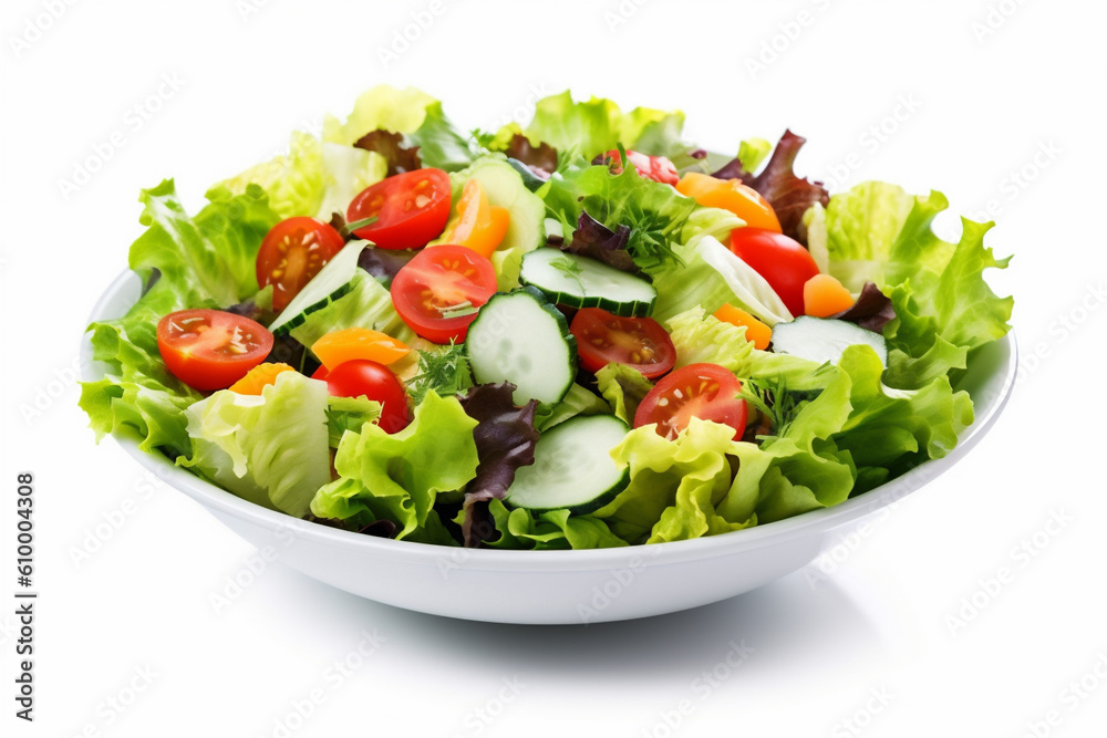 lunch food healthy green fresh vegetarian lettuce salad tomato vegetable. Generative AI. lunch food healthy green fresh vegetarian lettuce salad tomato vegetable. Generative AI.