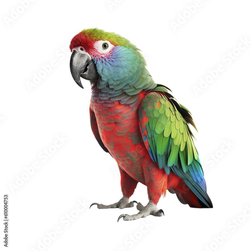 Parrot isolated on white © Lucas