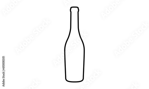 wine bottle logo 