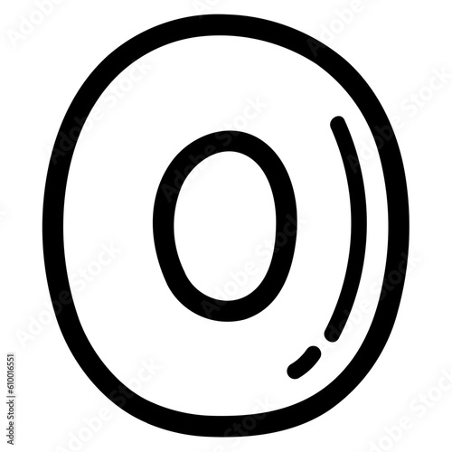 zero line icon style