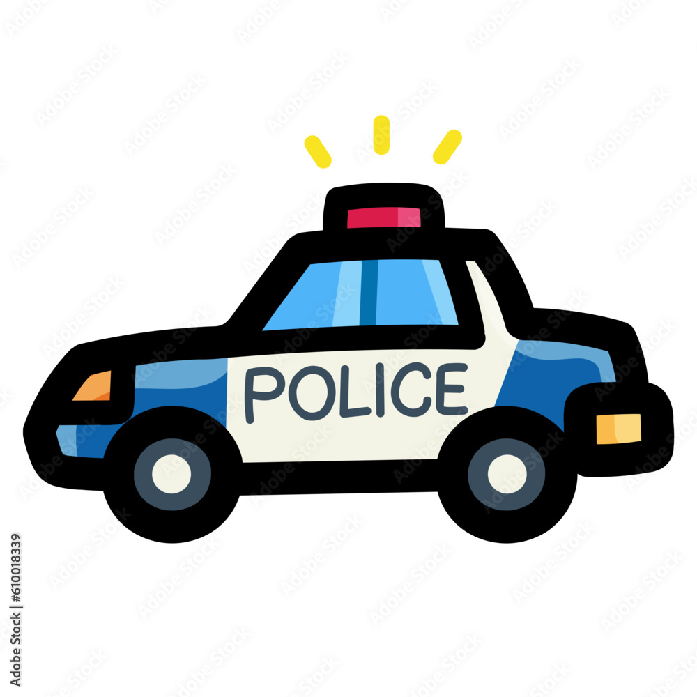 police car filled outline icon style police car filled outline icon style