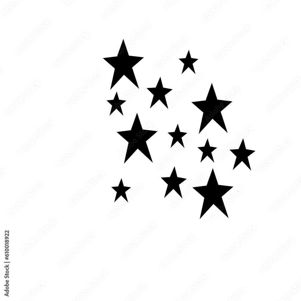 Silhouette Group Of Star Silhouette Group Of Star