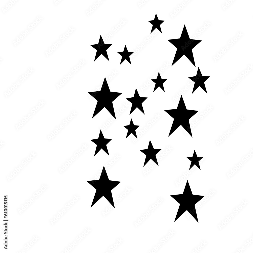 Silhouette Group Of Star Silhouette Group Of Star