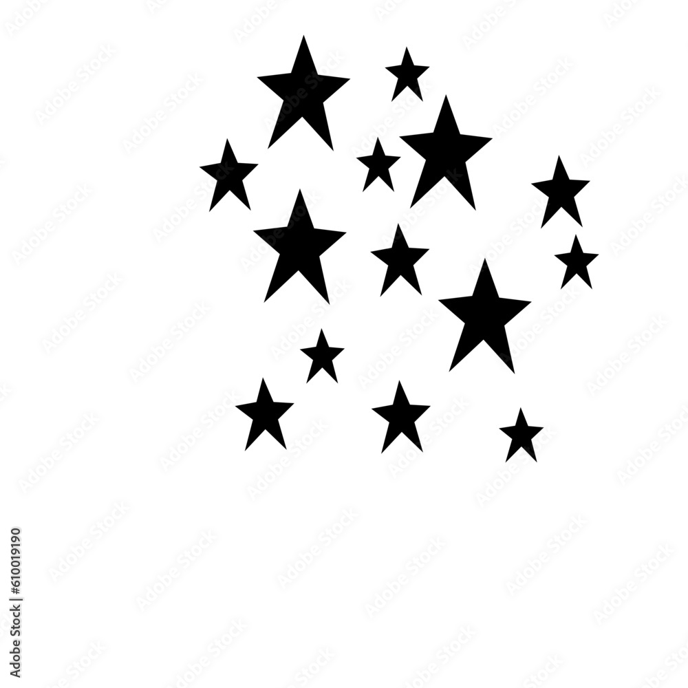 Silhouette Group Of Star Silhouette Group Of Star