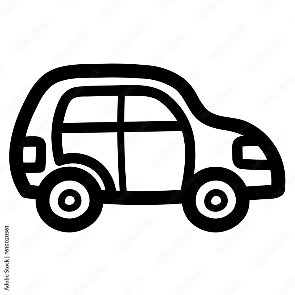 car line icon style car line icon style