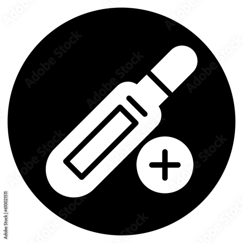 pregnancy test glyph icon