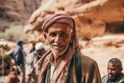 Unidentified people in Petra, Jordan circa January 2017 in Jerusalm.