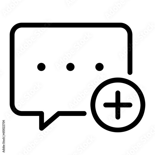 comment line icon