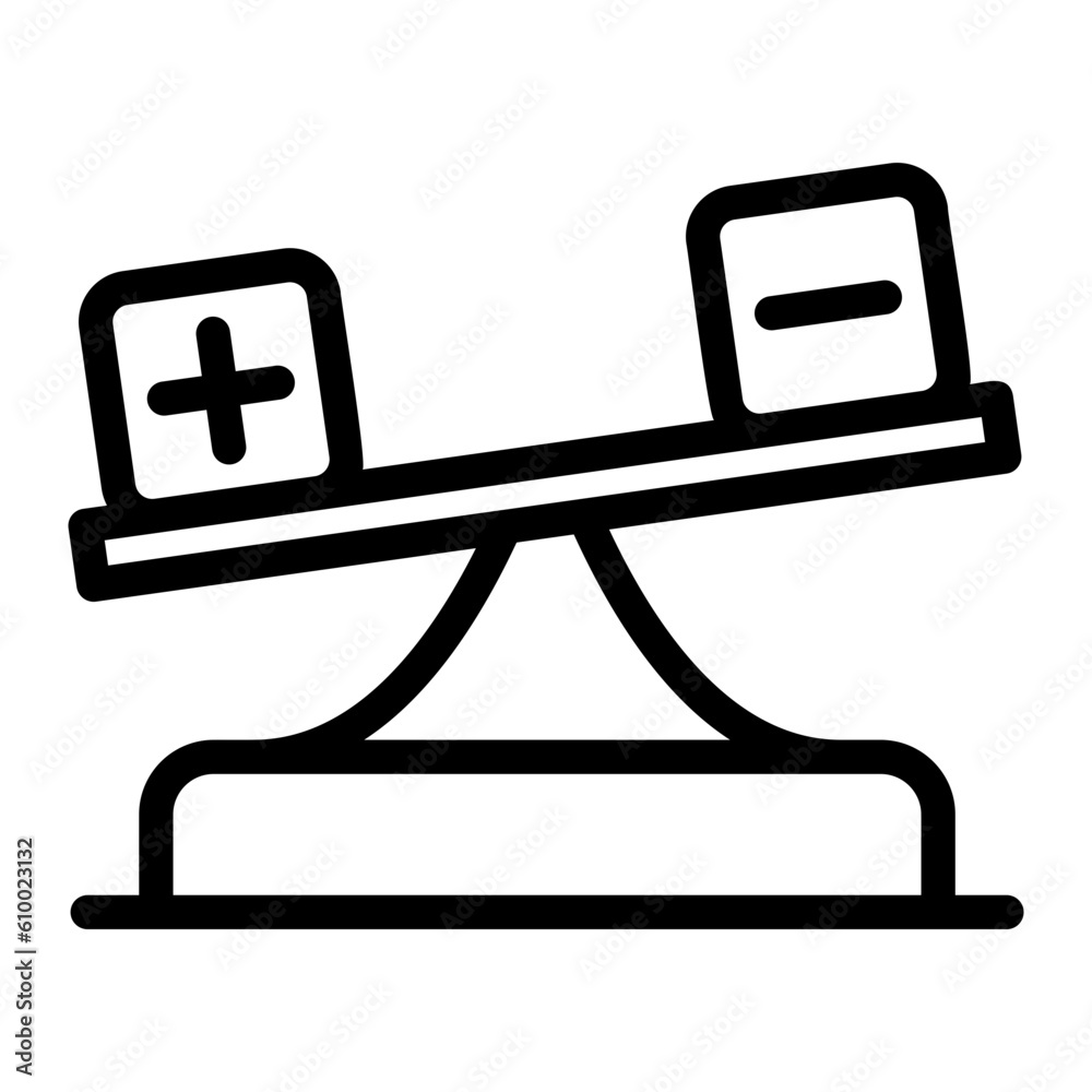 scale line icon scale line icon