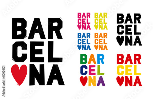  Vector Logos showcasing the Heart and Soul of the City Barcelona