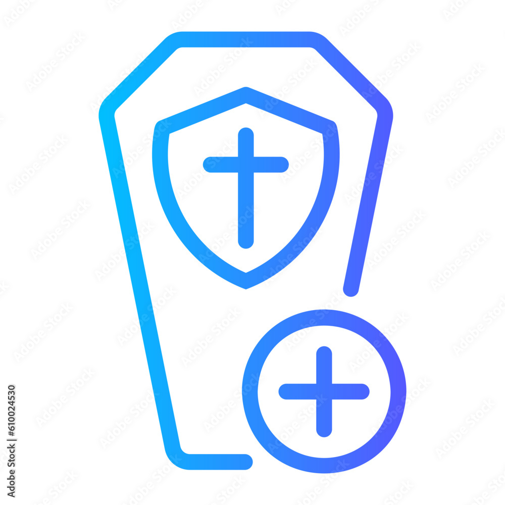 coffin gradient icon coffin gradient icon
