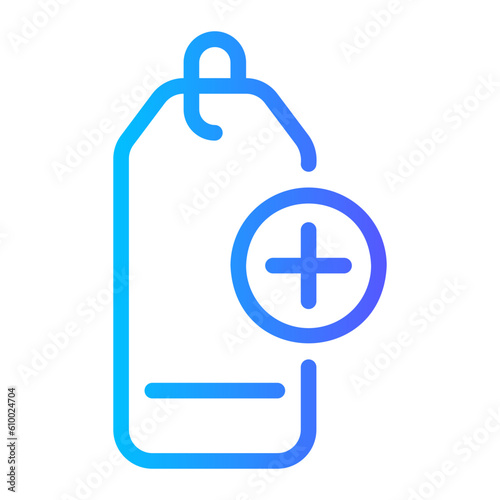 price tag gradient icon