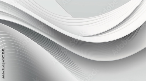 white abstract wavy background