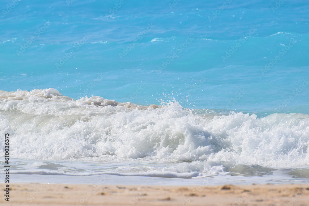 gradient blue sea, waves, and sands on the North coast of Egypt gradient blue sea, waves, and sands on the North coast of Egypt