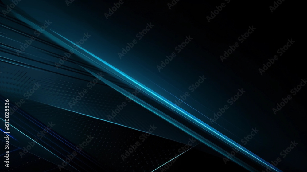 abstract dark blue metalic background with lines 