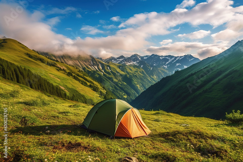 Enjoy life outdoors in a large tent