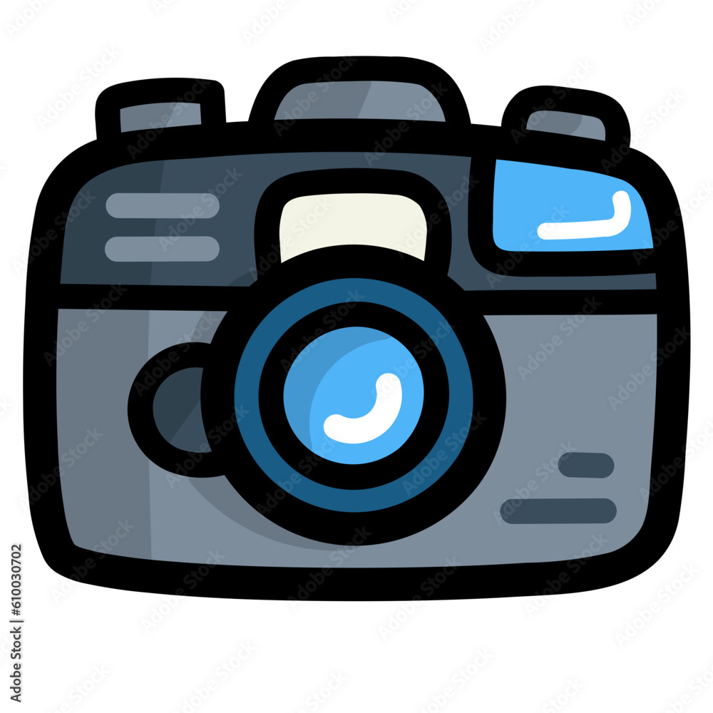 camera filled outline icon style camera filled outline icon style