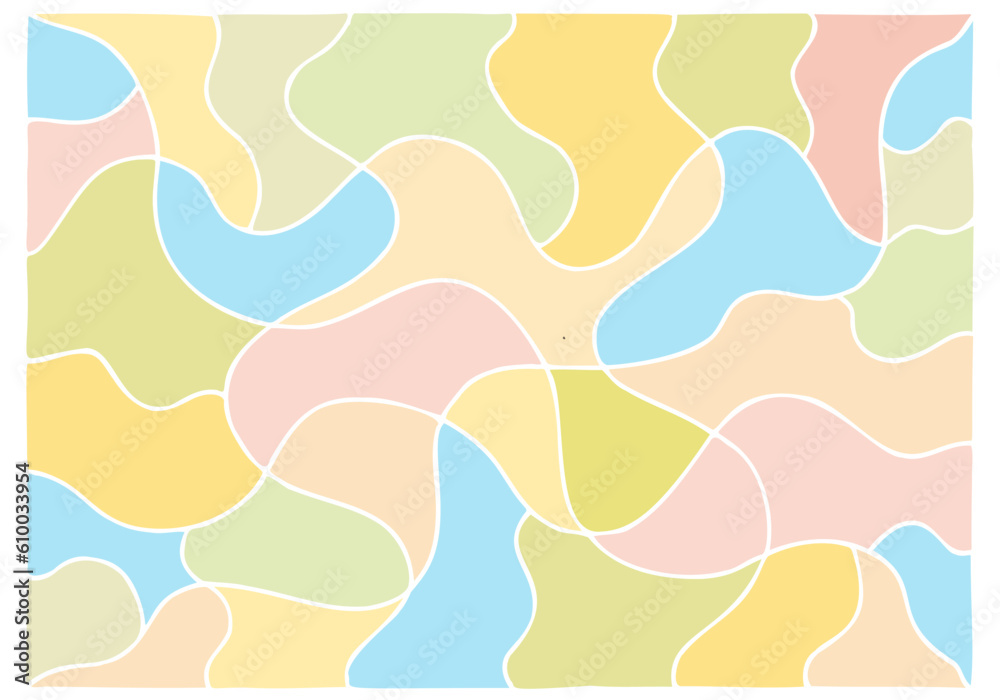 Multicolored spots of different shapes as background, texture, pattern. Hand Drawn. Freehand drawing. Doodle. Sketch. Multicolored spots of different shapes as background, texture, pattern. Hand Drawn. Freehand drawing. Doodle. Sketch.