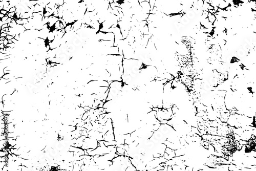 Rustic grunge vector texture with grain and stains. Abstract noise background. Weathered surface. Dirty and damaged. Detailed rough backdrop. Vector graphic illustration with transparent white. EPS10.