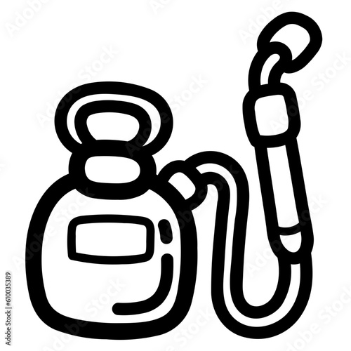sprayer line icon style