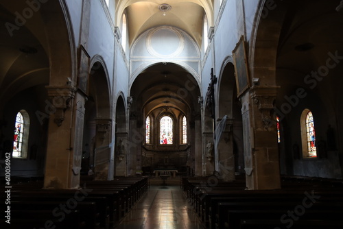 Eglise Notre Dame de l Assomption  construite au 13  me si  cle  de style gothique  ville de Saint Dizier  d  partement de la Haute Marne  France