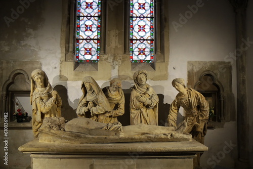 Eglise Notre Dame de l'Assomption, construite au 13ème siècle, de style gothique, ville de Saint Dizier, département de la Haute Marne, France photo