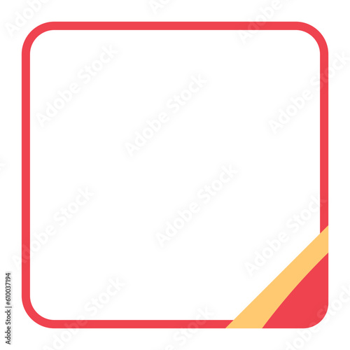 Vibrant Square Frame 9