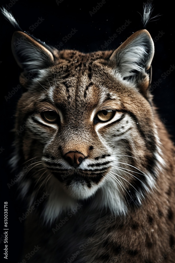 Portrait of a lynx, Generative AI
Portrait of a lynx, Generative AI