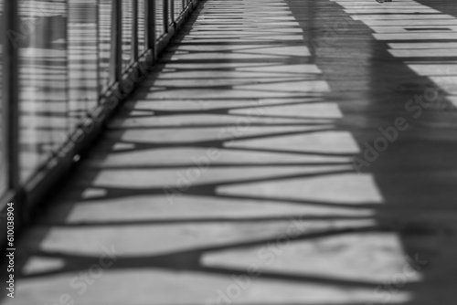 black and white steps