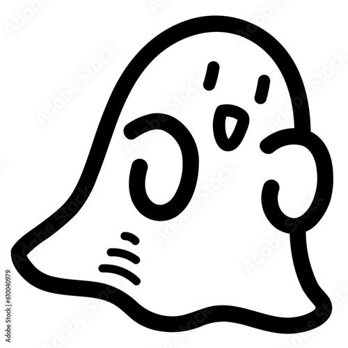 ghost line icon style
