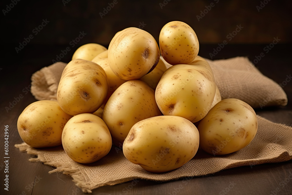 potatoes created with Generative AI technology potatoes created with Generative AI technology