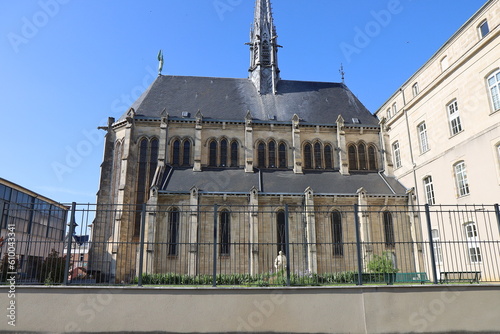 la chapelle de l'Estic, vue de l'extérieur, ville de Saint Dizier, département de la Haute Marne, France photo