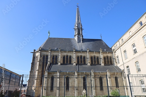 la chapelle de l'Estic, vue de l'extérieur, ville de Saint Dizier, département de la Haute Marne, France photo