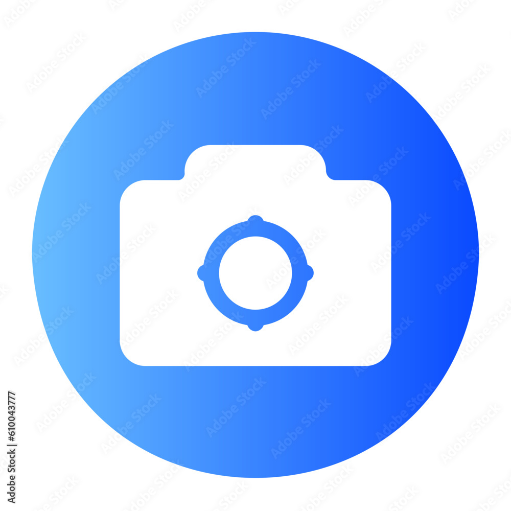 camera gradient icon camera gradient icon