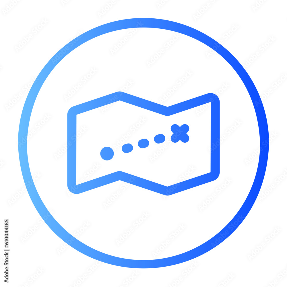 map gradient icon