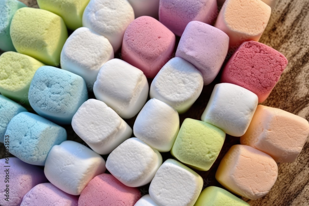 stock photo of colorfull marshmallow on the kitchen Food Photography AI Generated stock photo of colorfull marshmallow on the kitchen Food Photography AI Generated
