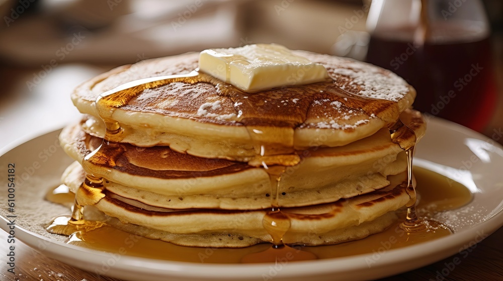 stack of pancakes with syrup stack of pancakes with syrup