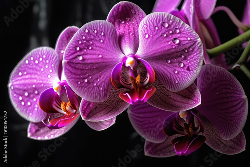 Orchid isolated created with Generative AI technology