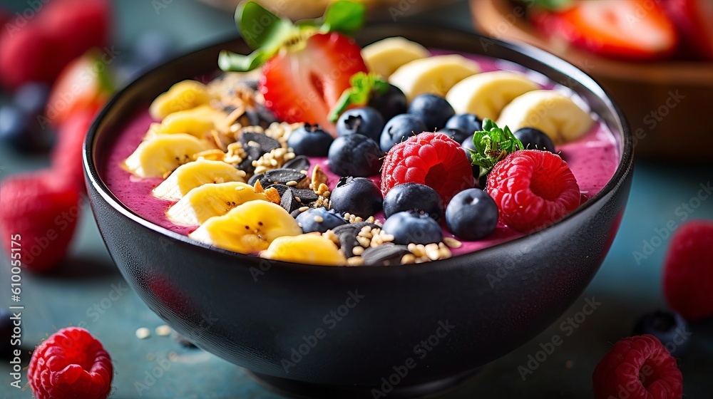 muesli with berries muesli with berries