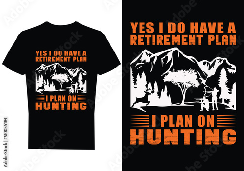 Hunting t shirt design