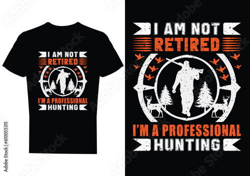 Hunting t shirt design