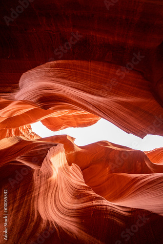 Antilope Canyon pierre roche rouge lumière, soleil