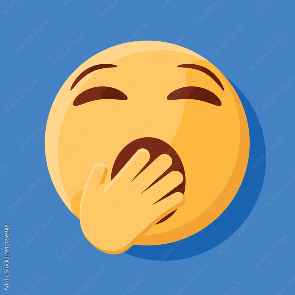 Yawning face emoji Yawning face emoji