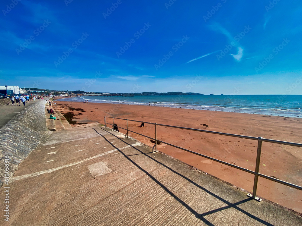 Fototapeta premium Paignton beach in Devon, UK