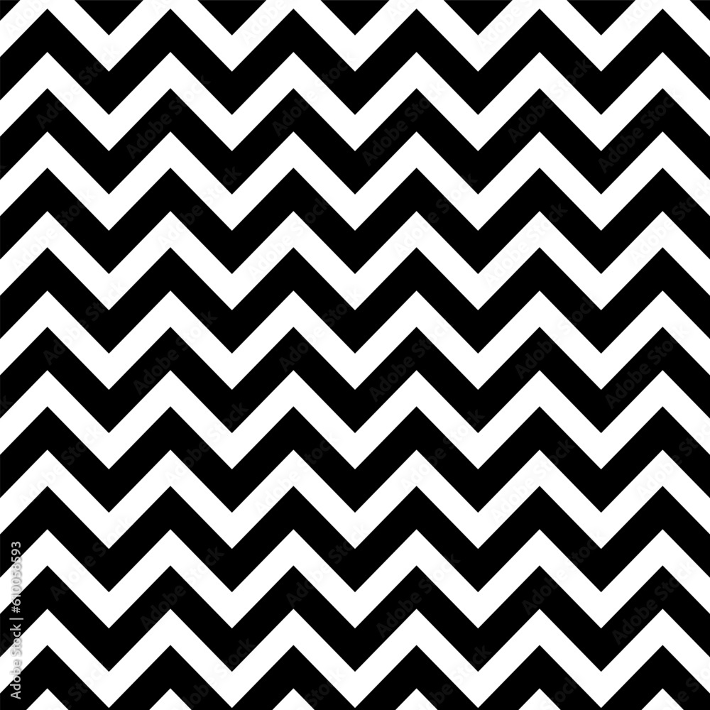 Black White Chevron Seamless Pattern Zigzag Line Vector Illustration Black White Chevron Seamless Pattern Zigzag Line Vector Illustration